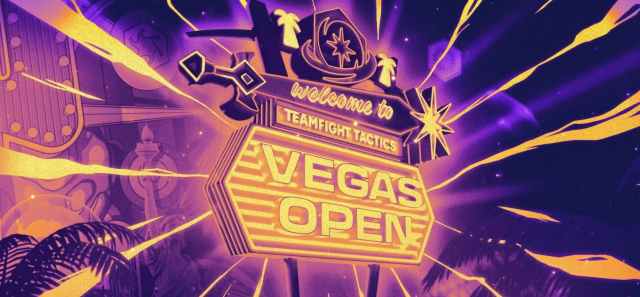 Vegas welcome sign for TFT LAN tournament