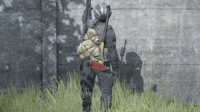 A Burlap Backpack on DayZ