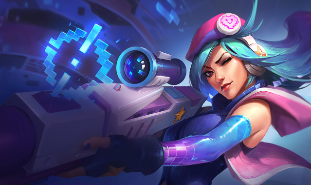 Caitlyn from League of Legends and Teamfight Tactics TFT Set 10
