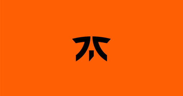 Fnatic's logo on an orange background.